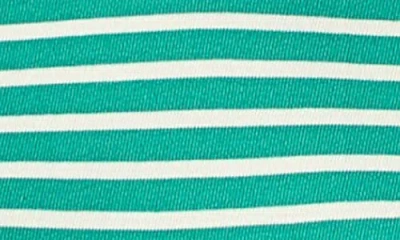 English Factory Colorblock Stripe Cotton T-shirt In Green