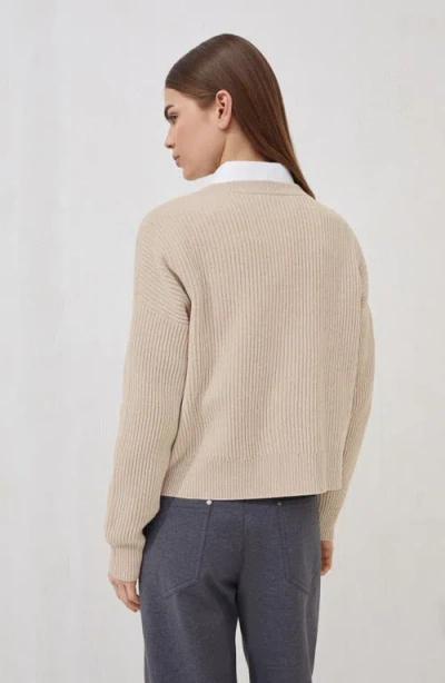 Brunello Cucinelli English Ribbed-knit Button-up Cardigan
