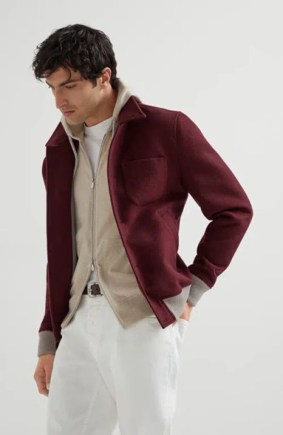 Brunello Cucinelli Sweatshirt-style Cardigan In Neutral