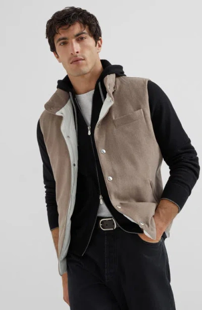 Brunello Cucinelli Sweatshirt-style Cardigan In Black