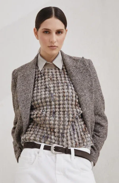 Brunello Cucinelli Suede Belt In Brown