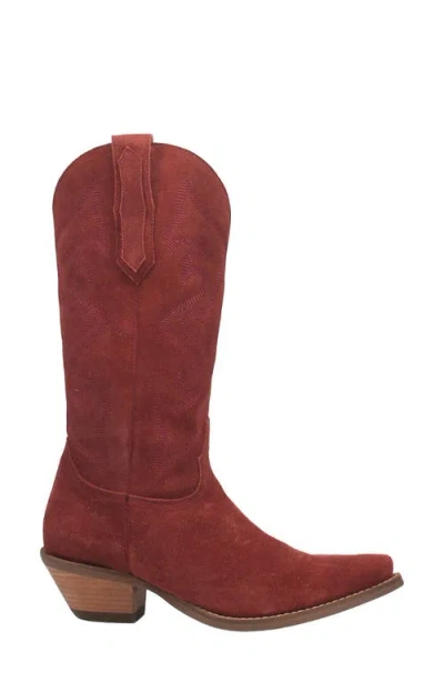 Dingo Out West Cowboy Boot In Burgundy