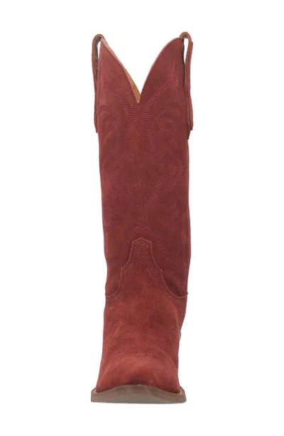Dingo Out West Cowboy Boot In Burgundy