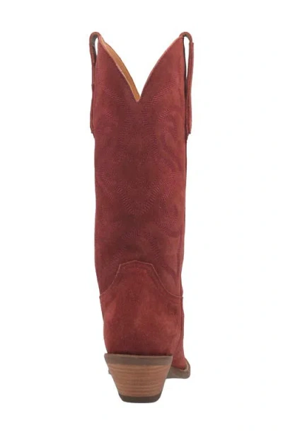 Dingo Out West Cowboy Boot In Burgundy