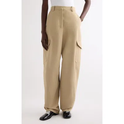 Givenchy Cargo Trousers With Belt Loops And Pockets In Neutral