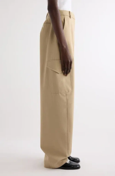 Givenchy Cargo Trousers With Belt Loops And Pockets In Neutral