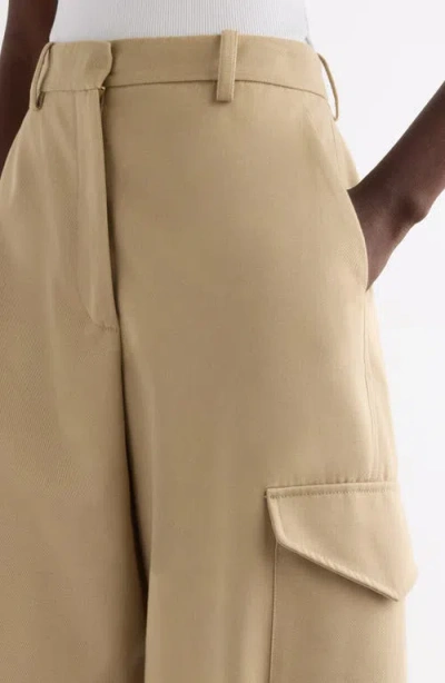 Givenchy Cargo Trousers With Belt Loops And Pockets In Neutral