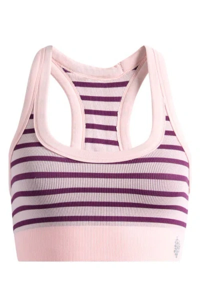 Free People Fp Movement Stripe Go To Sports Bra In Multi