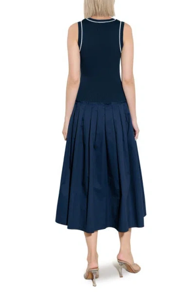 Freemarket Mixed Media A-line Dress