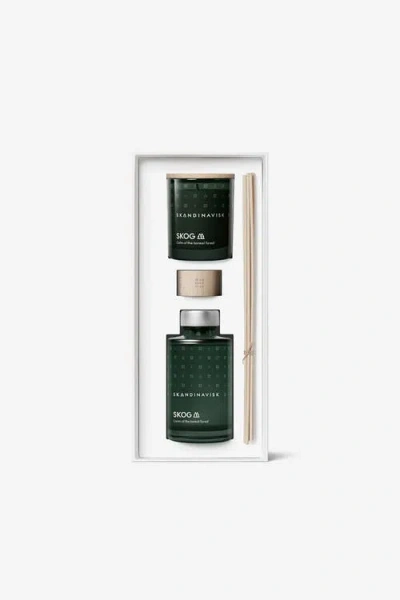 Skandinavisk Skog Scented Candle & Diffuser Set In Green