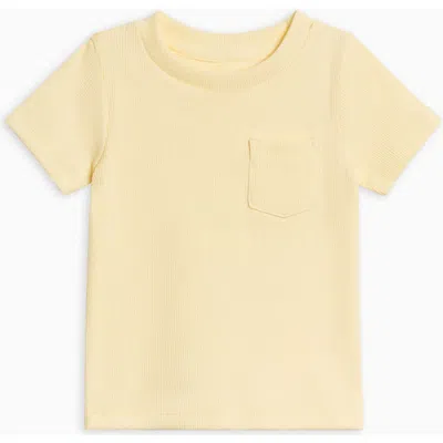Colored Organics Lou Organic Ribbed Short Sleeve Pocket Tee