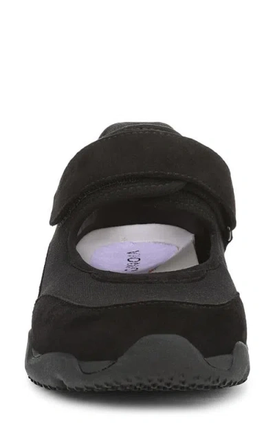 Vionic Walk Slim Giselle Mary Jane Sneaker In Black
