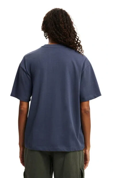 Cotton On The Premium Boxy Graphic Tee In Blue