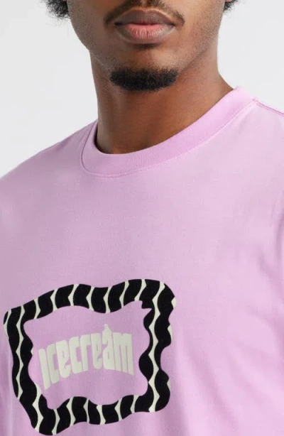 Icecream Soft Serve Graphic T-shirt In Pink