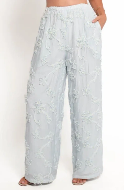 Petal And Pup Petal & Pup Robin Soutache Wide Leg Pants In White