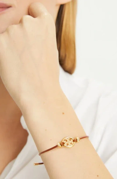 Tory Burch Miller Logo Slider Bracelet