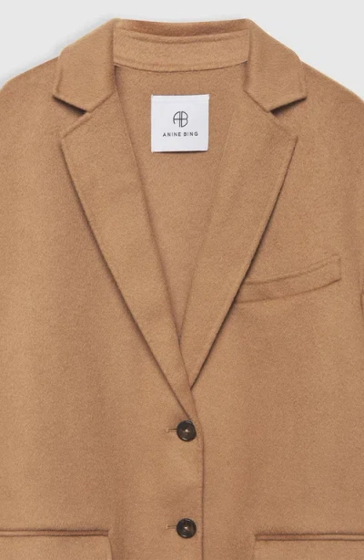 Anine Bing Quinn Blazer In Brown