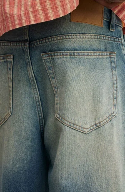 Cotton On Super Baggy Jort In Blue