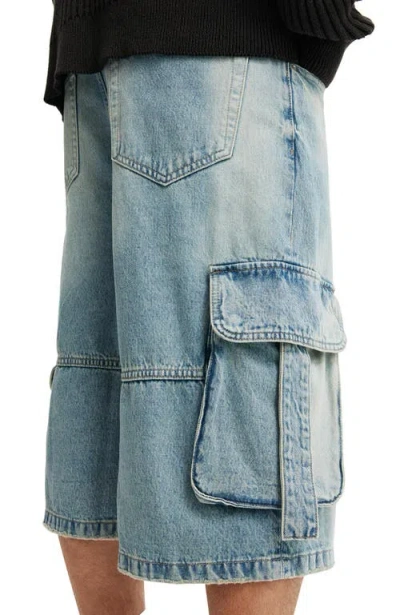 Cotton On Super Baggy Jort In Blue