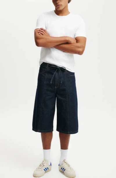 Cotton On Super Baggy Jort In Black
