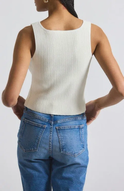 Derek Lam 10 Crosby Sain Ribbed Sweater Tank Top