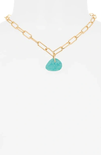 Ettika Turquoise Pendant Necklace