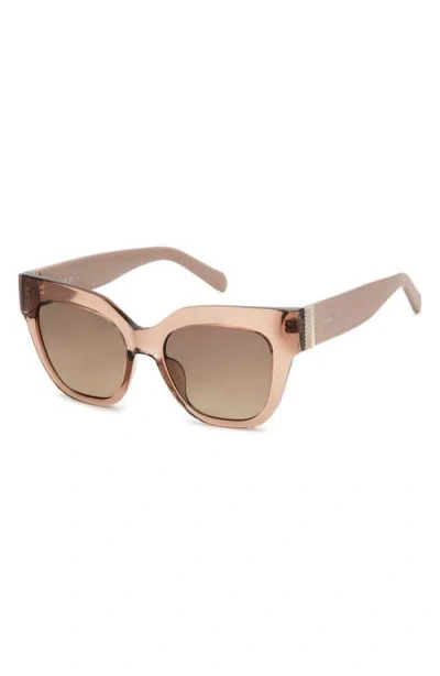 Fossil 51mm Gradient Cat Eye Sunglasses