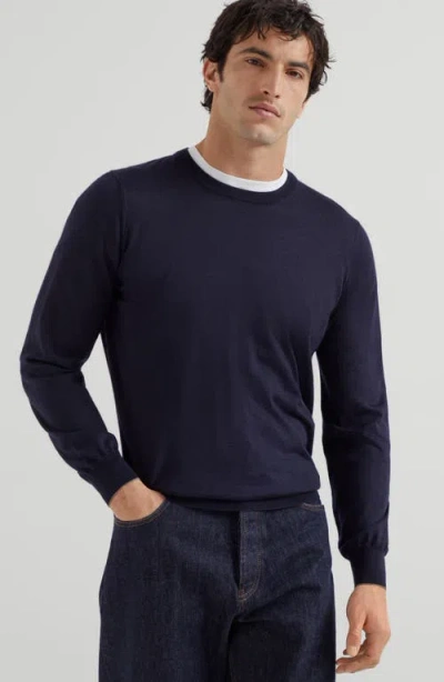 Brunello Cucinelli Sweater In Blue