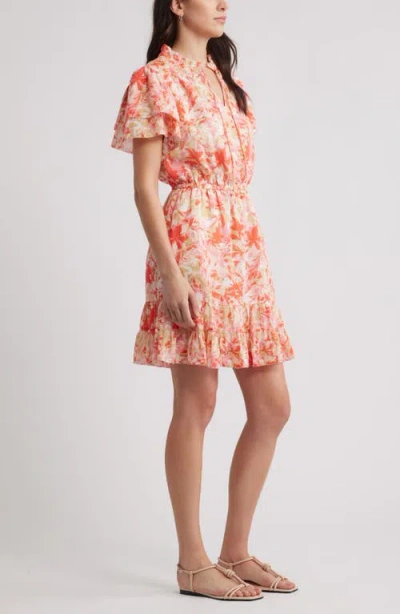 Caslonr Caslon(r) Floral Tiered Dress