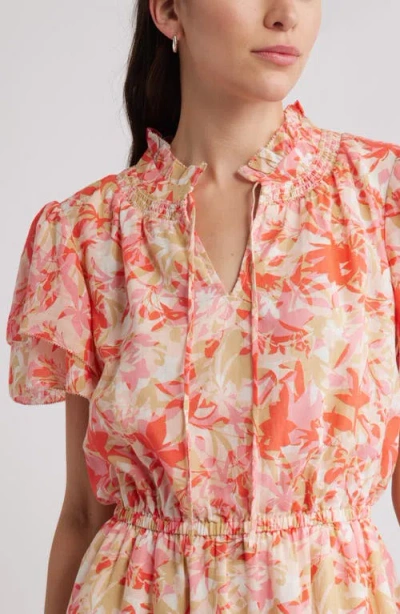Caslonr Caslon(r) Floral Tiered Dress