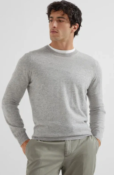 Brunello Cucinelli Cashmere Sweater In Gray
