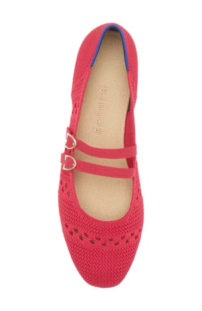 Rothys Rothy's The Double Buckle Many Jane In Red