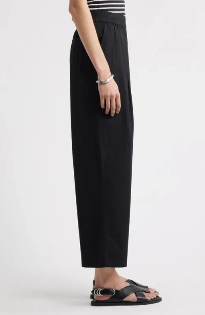 Nordstrom Cotton Poplin Pants In Black