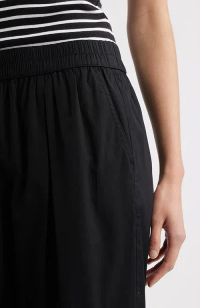 Nordstrom Cotton Poplin Pants In Black