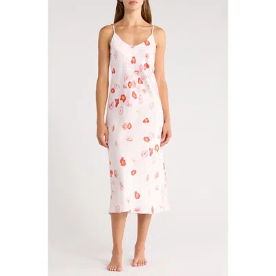 Lunya Washable Silk Slipdress Nightgown In White