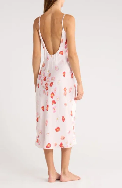 Lunya Washable Silk Slipdress Nightgown In White