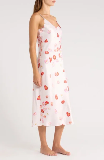Lunya Washable Silk Slipdress Nightgown In White