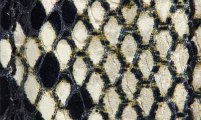 Khaite Benny Snakeskin Embossed Leather Belt