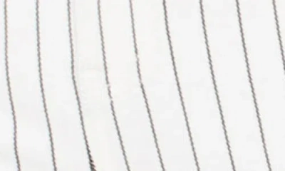Liverpool Los Angeles Hannah Pinstripe Frayed Flare Jeans In White