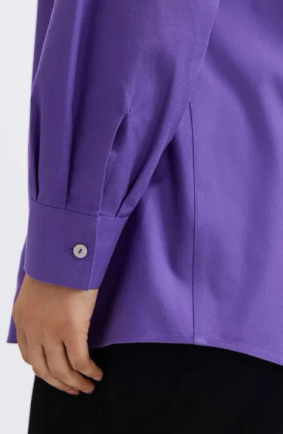Foxcroft Cici Tunic Blouse In Blue