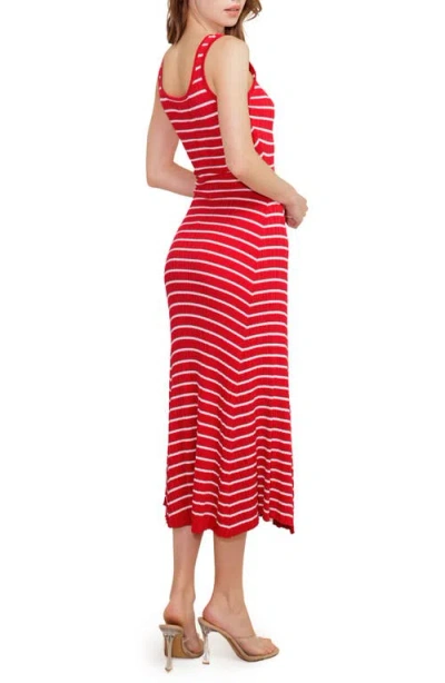 Freemarket Stripe Rib Midi Dress
