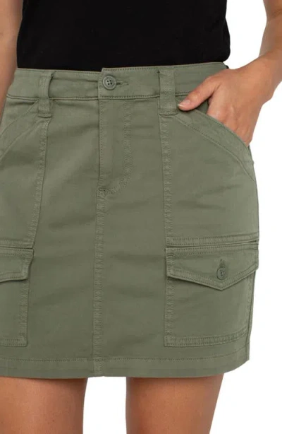 Liverpool Los Angeles Cargo Skort In Green