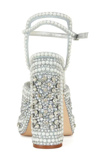 Azalea Wang Something Blue Ankle Strap Platform Sandal