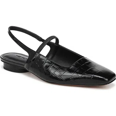 Vince Venice Slingback Flat In Black
