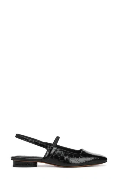 Vince Venice Slingback Flat In Black