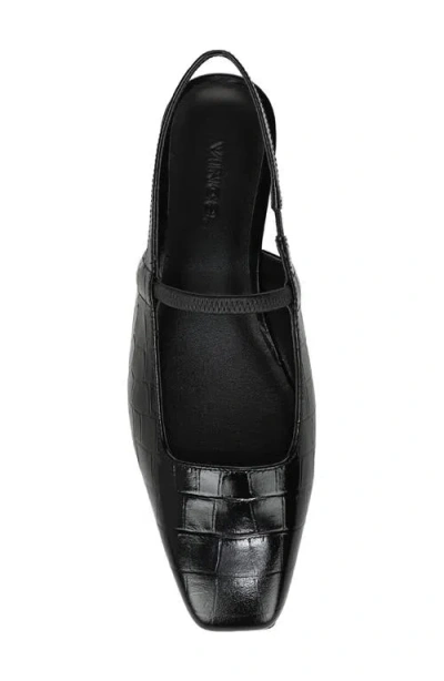 Vince Venice Slingback Flat In Black