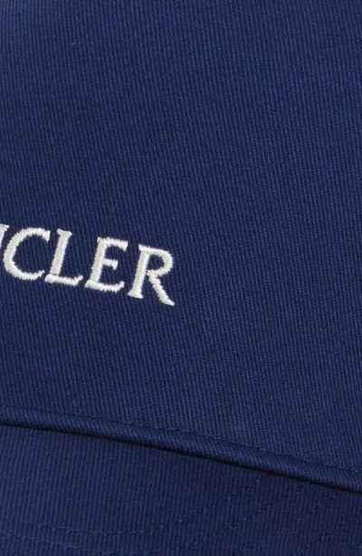 Moncler X Gilga Farm By Donald Glover Embroidered Baseball Cap In Blue