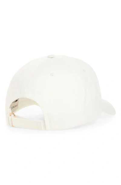 Moncler X Gilga Farm By Donald Glover Embroidered Baseball Cap In White