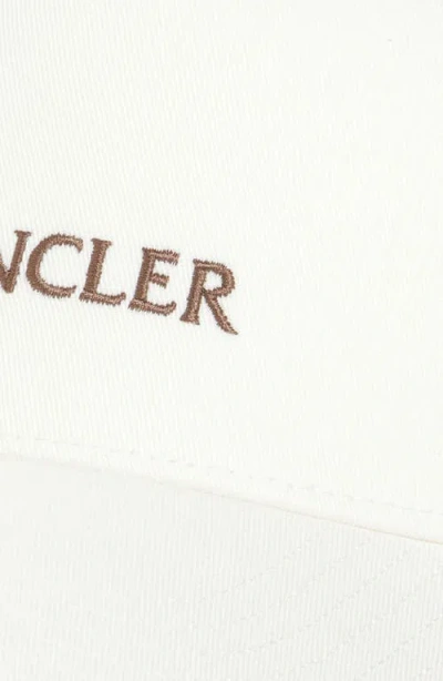 Moncler X Gilga Farm By Donald Glover Embroidered Baseball Cap In White