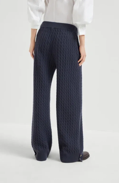 Brunello Cucinelli Cable-knit Trousers